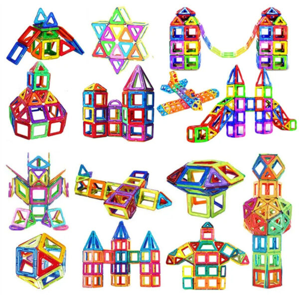 DIY Magnetic Building Blocks for Kids | Educational Toy Gift Set - Image 9