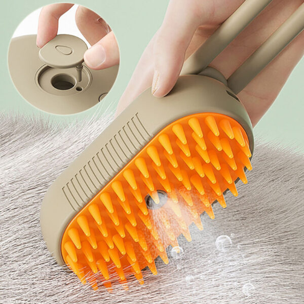 Steam Spray Pet Grooming | 3-in-1 Hair Removal Brush for Cats & Dogs - Image 7