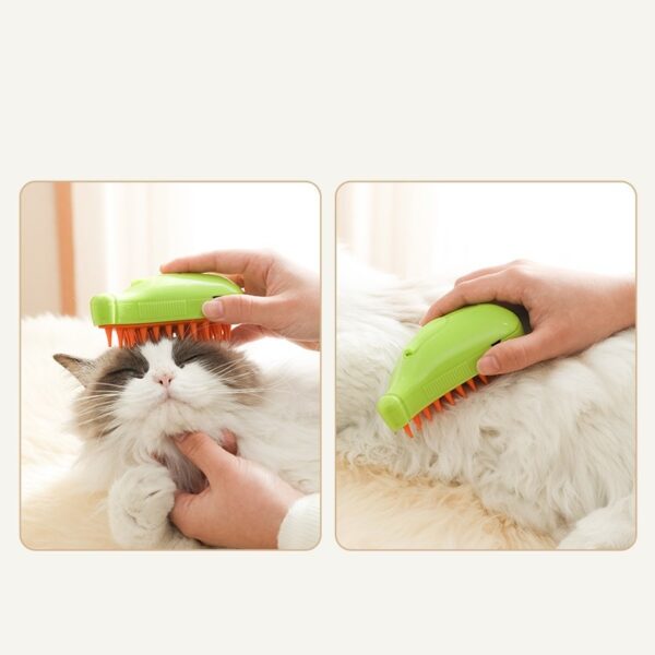 3-in-1 Electric Steam Pet Grooming Brush | Cat & Dog Hair Removal - Image 9