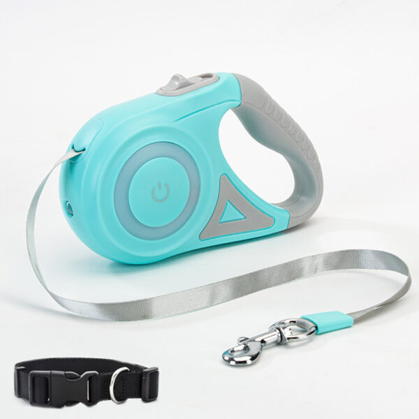 Automatic LED Retractable Dog Leash with Collar | Spotlight Traction Rope for Small & Medium Pets - Image 8