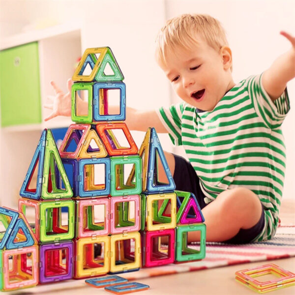 DIY Magnetic Building Blocks for Kids | Educational Toy Gift Set - Image 3