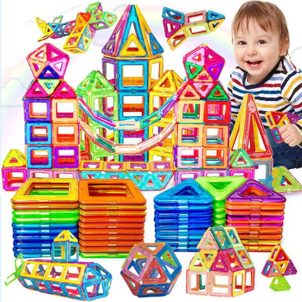 DIY Magnetic Building Blocks for Kids | Educational Toy Gift Set