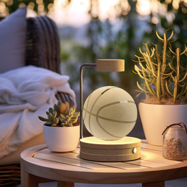 Indoor Crystal Ball Night Light | Soft Glow Bedside Lamp & Birthday Gift - Image 3