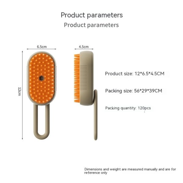 Steam Spray Pet Grooming | 3-in-1 Hair Removal Brush for Cats & Dogs - Image 5