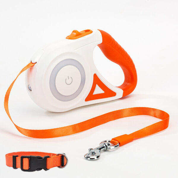 Automatic LED Retractable Dog Leash with Collar | Spotlight Traction Rope for Small & Medium Pets - Image 10