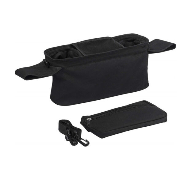 Waterproof Baby Stroller Organizer Bag – Insulated Storage Basket for Bottles, Cups & Essentials (33×11×17cm) - Image 7