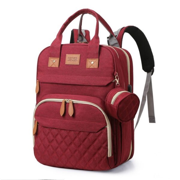 Large Capacity Diaper Bag Backpack – Multi-Function Mommy Bag for Travel & Baby Essentials (30x16x41cm) - Image 8