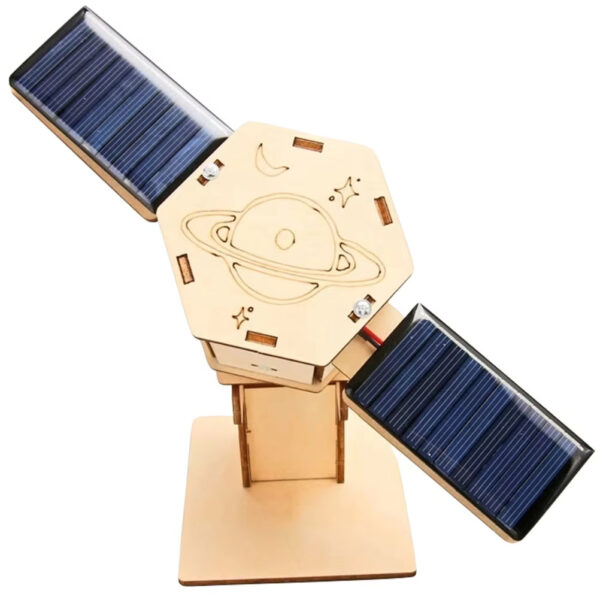 DIY Solar-Powered Artificial Satellite Model Kit – STEM Educational Toy for Kids - Image 5