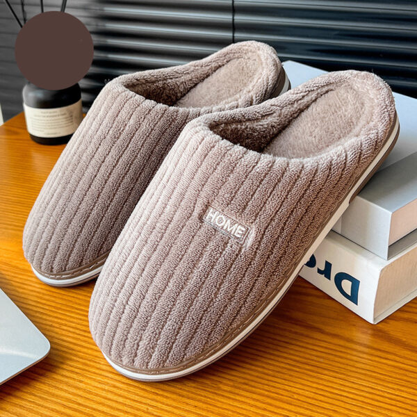 Women's Winter Cotton Slippers | Warm Plush Indoor Non-Slip House Shoes - Image 10