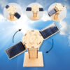 DIY Solar-Powered Artificial Satellite Model Kit – STEM Educational Toy for Kids