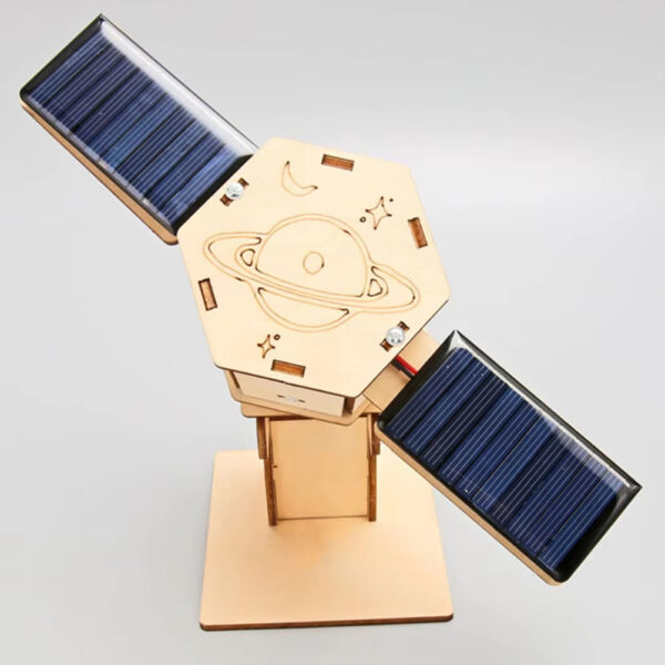 DIY Solar-Powered Artificial Satellite Model Kit – STEM Educational Toy for Kids - Image 7