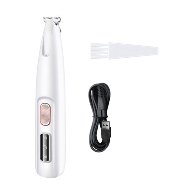 Waterproof Dog Paw Trimmer with LED Light & Display | Rechargeable Pet Hair Clippers with Widened Blade - Image 3