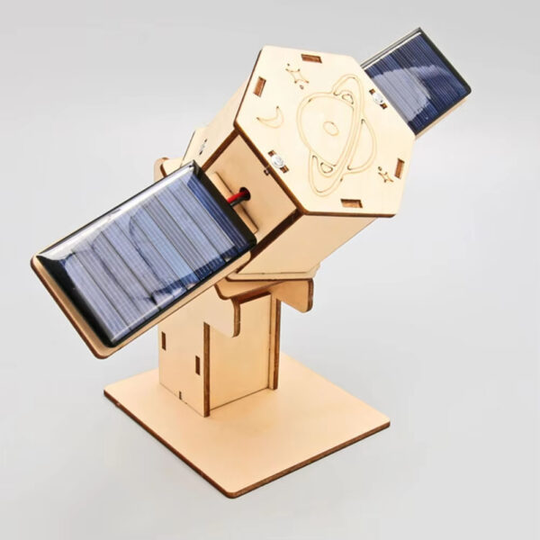 DIY Solar-Powered Artificial Satellite Model Kit – STEM Educational Toy for Kids - Image 4