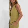 Women's Summer V-Neck Sleeveless Vest and Loose Straight Trousers Set | Casual Two-Piece Outfit - Image 7