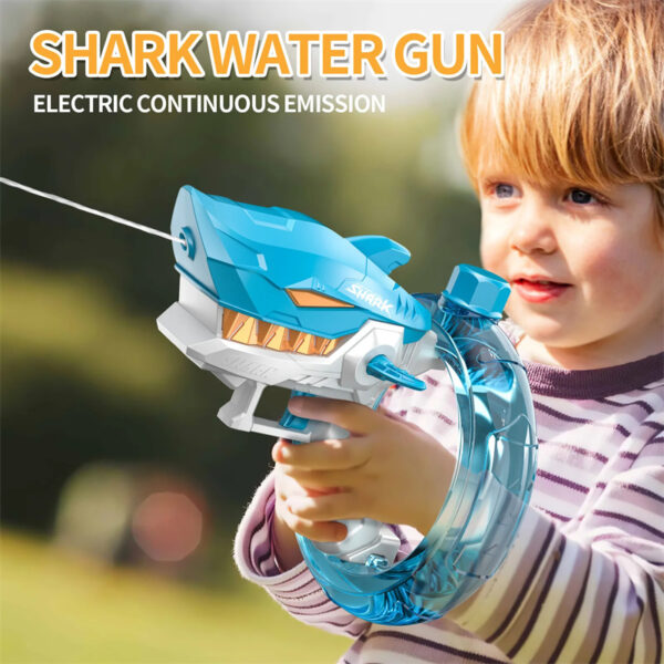 Shark Electric Water Gun – Fully Automatic, High-Powered Summer Fun! - Image 4