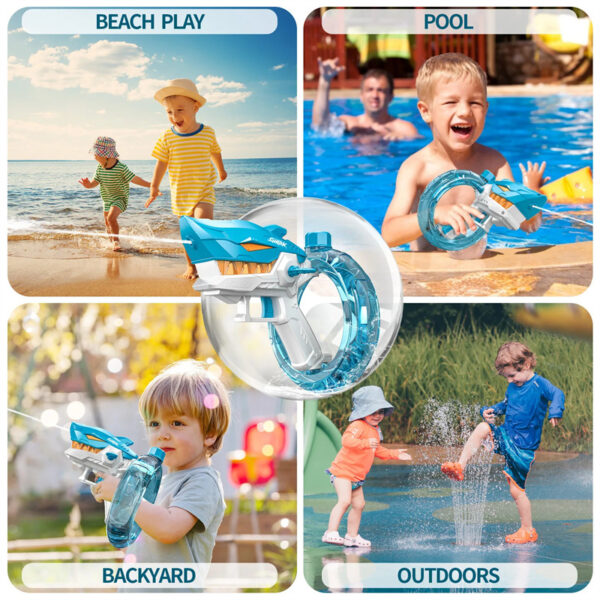 Shark Electric Water Gun – Fully Automatic, High-Powered Summer Fun! - Image 10