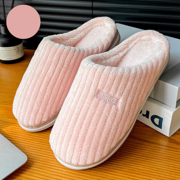 Women's Winter Cotton Slippers | Warm Plush Indoor Non-Slip House Shoes - Image 8