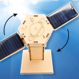 DIY Solar-Powered Artificial Satellite Model Kit – STEM Educational Toy for Kids