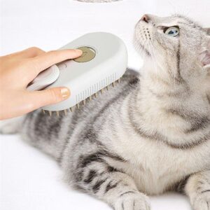 Steam Spray Pet Grooming | 3-in-1 Hair Removal Brush for Cats & Dogs