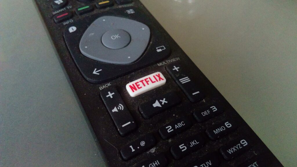 A television remote control (streaming bundle)